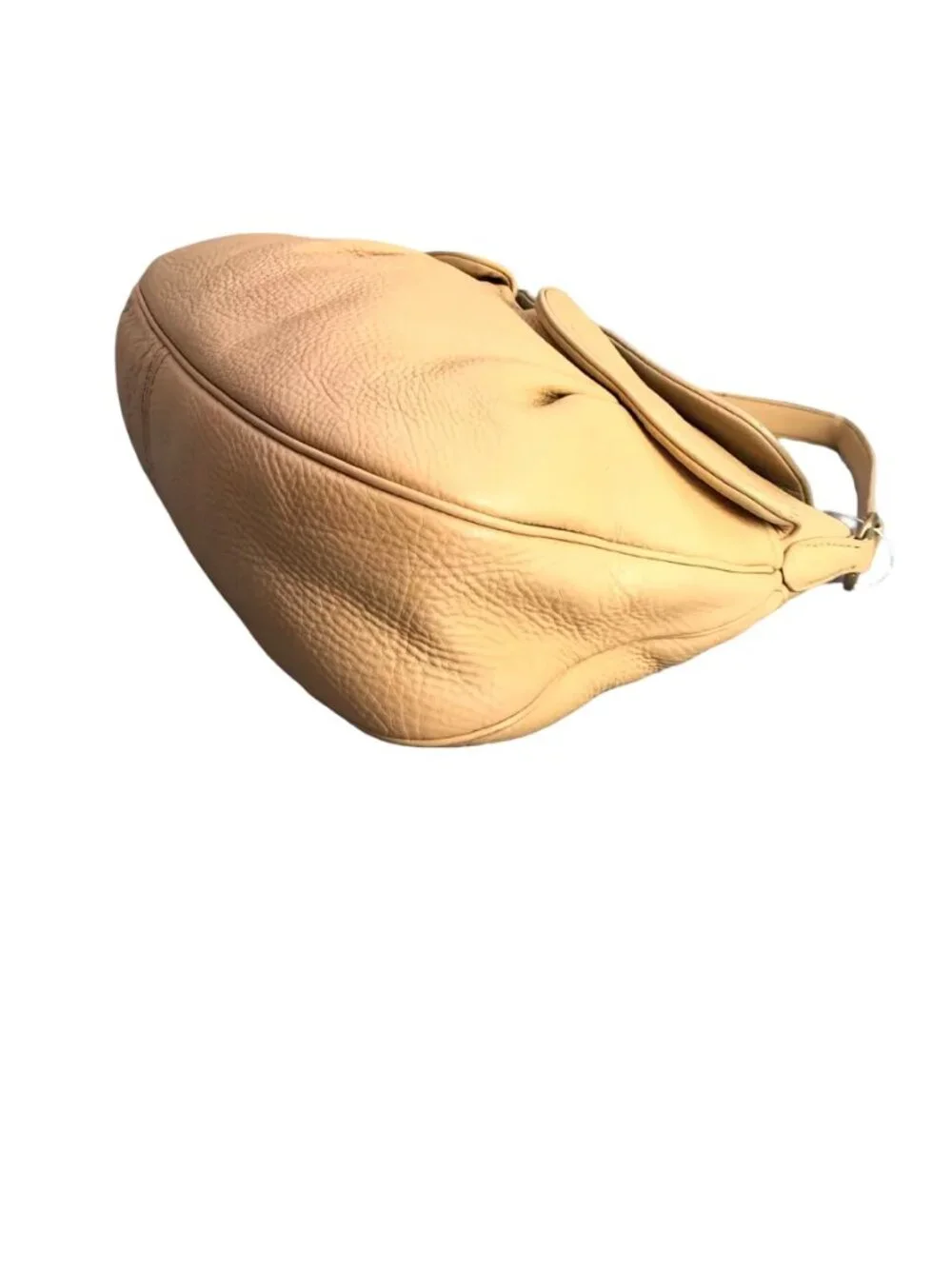 Miu Miu Vintage Tan Leather Hobo Bag